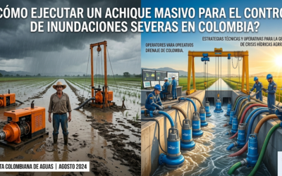 ¿Cómo ejecutar un achique masivo para el control de inundaciones severas en Colombia?
